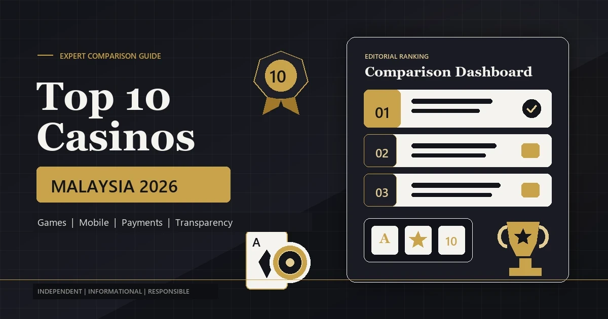 Top 10 Casinos Ranked in Malaysia 2026 comparison guide