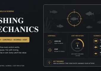 Arcade Fishing Game Mechanics: Controls, Scoring and Cost per Action